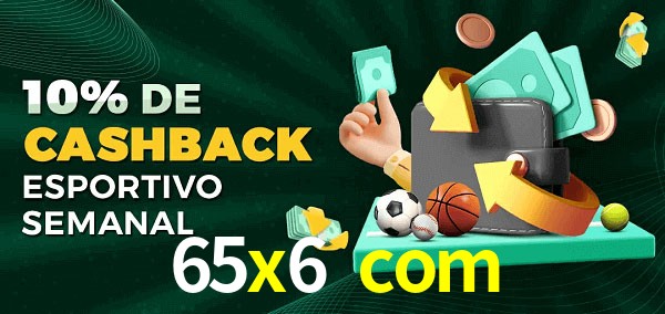 10% de bônus de cashback na 65x6 com